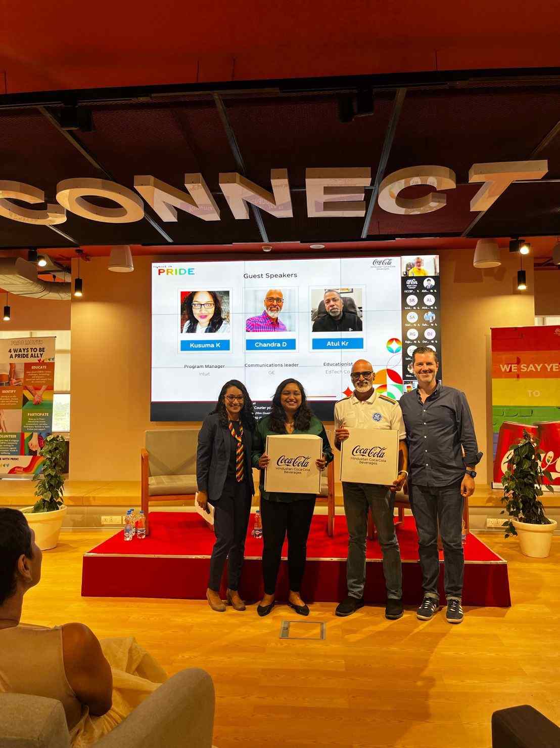HCCB team members promoting diversity and inclusion in the workplace